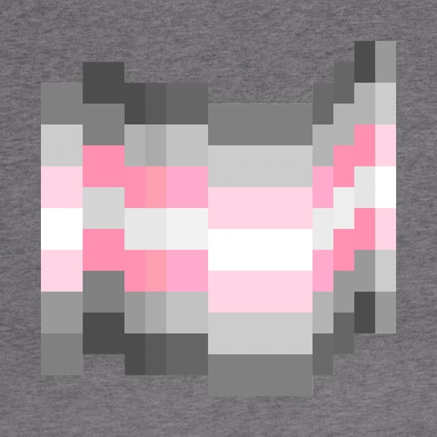 Demigirl Pixel Pride Flag by traditionation